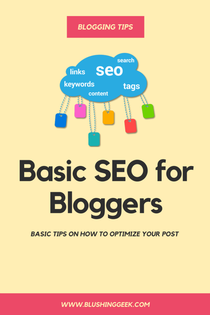 Basic SEO for First-Time Bloggers | Blushing Geek