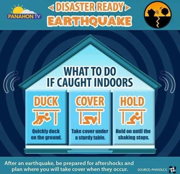 Duck cover hold