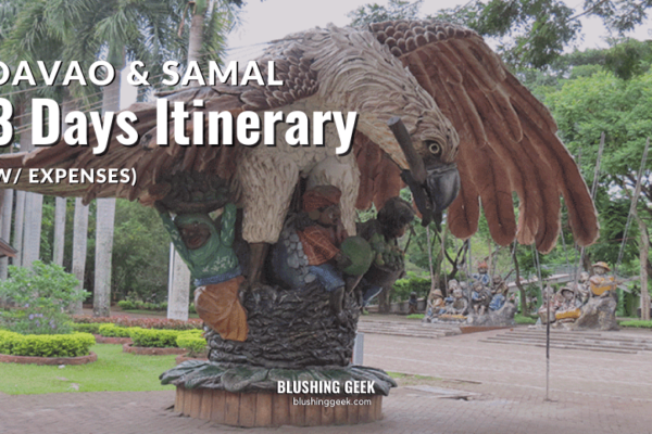 3 Days Davao and Samal DIY Itinerary – Travel Tips & Expenses Blushing Geek