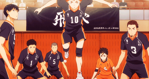Haikyuu Karasuno Team Gif | Blushing Geek
