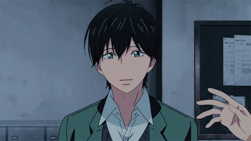 Orange Anime Gif | Blushing Geek