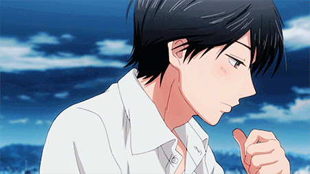 Orange Anime Gif | Blushing Geek