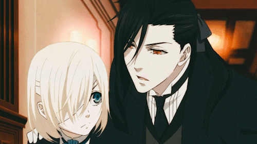 Black butler ciel and sebastian gif | Blushing Geek