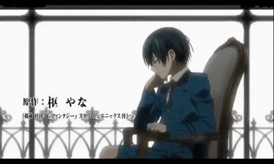 Black butler gif | Blushing Geek