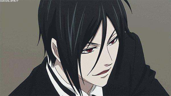 Black butler sebastian gif | Blushing Geek