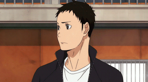 Haikyuu Daichi - Karasuno Captain Gif | Blushing Geek