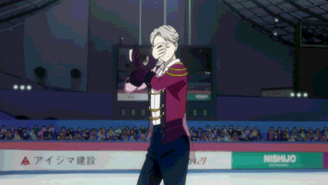Yuri on Ice Gif | Blushing Geek