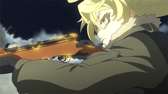 Saga of Tanya the Evil gif | Blushing Geek